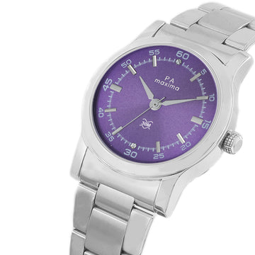 Maxima ATTIVO Women Purple Dial Analogue Watch - O-56386CMLI